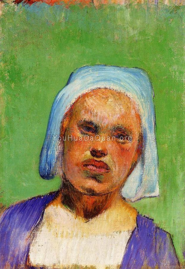 Portrait of a Pont-Aven Woman - 保罗·高更